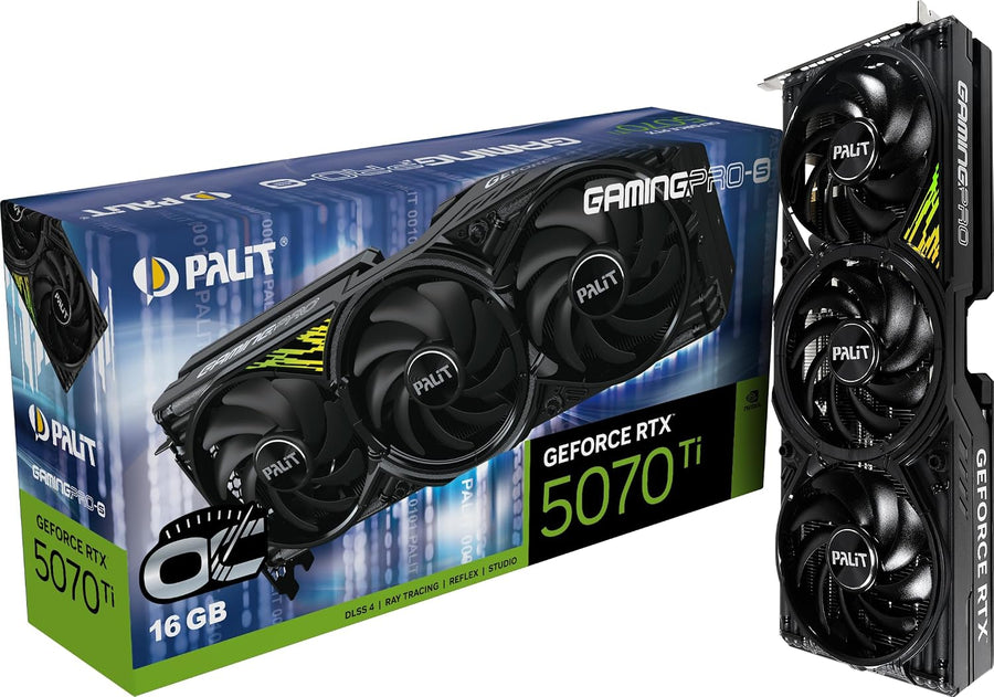 Palit Graphic Card RTX 5070Ti GamingPro-S OC 16GB GDDR7