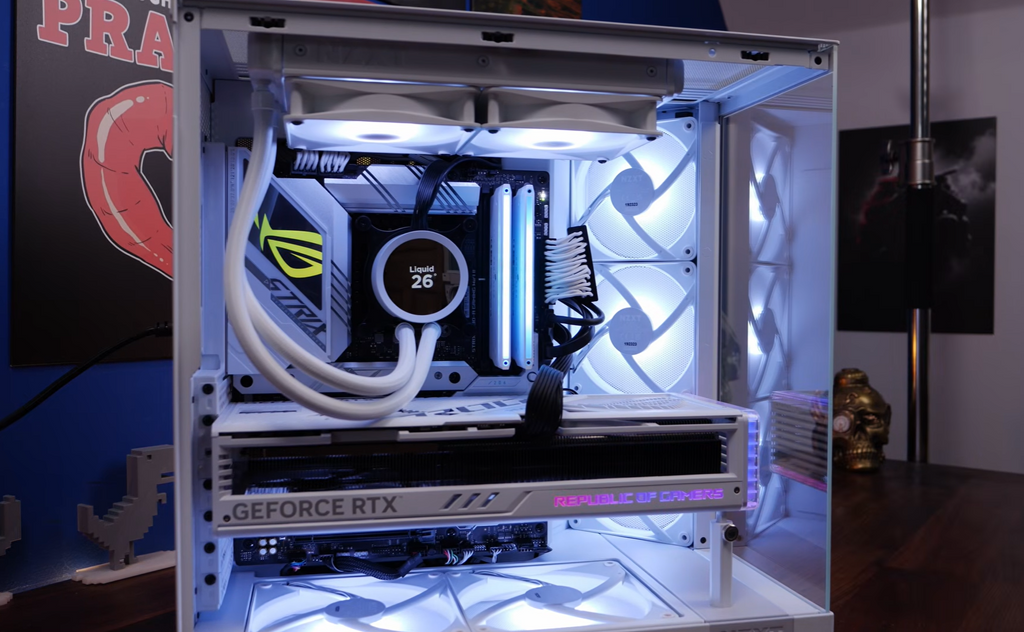 Nzxt H6 Flow Mid Tower Case - White