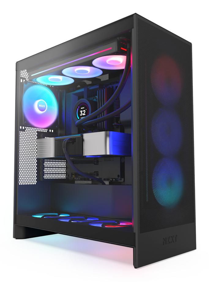 NZXT H7 Flow Mid Tower Case - Black