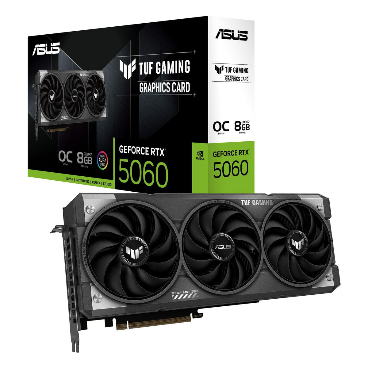 Asus TUF Gaming GeForce RTX 5060 OC Edition 8GB GDDR7 gaming graphics card
