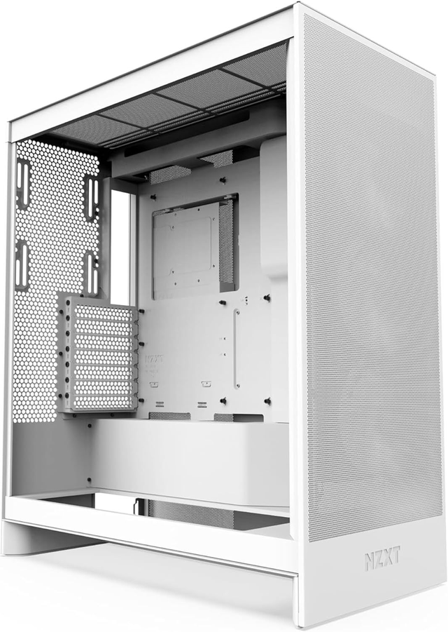 NZXT H7 Flow Mid Tower Case - White
