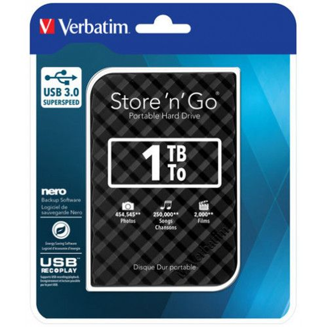 VERBATIM STORE ´N´ GO 2.5" 1TB