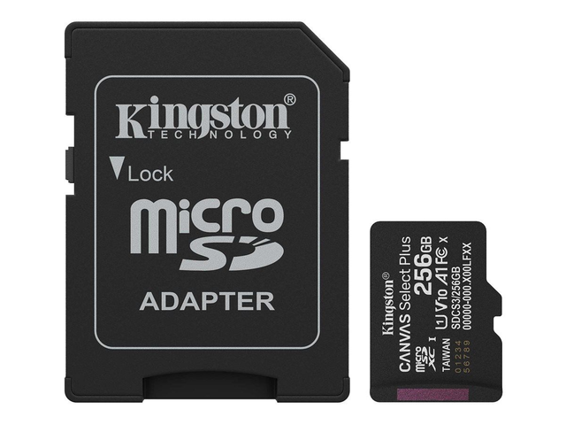 Kingston Canvas Select Plus 256GB MicroSDXC