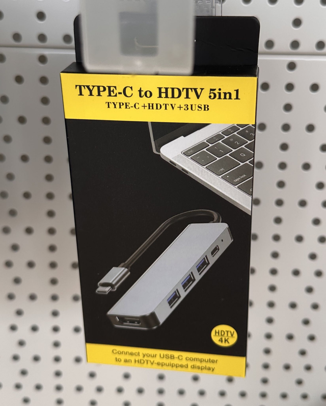 Type-C to HDTV Hub 5-in-1