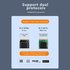 M.2 Nvme Sata Enclosure