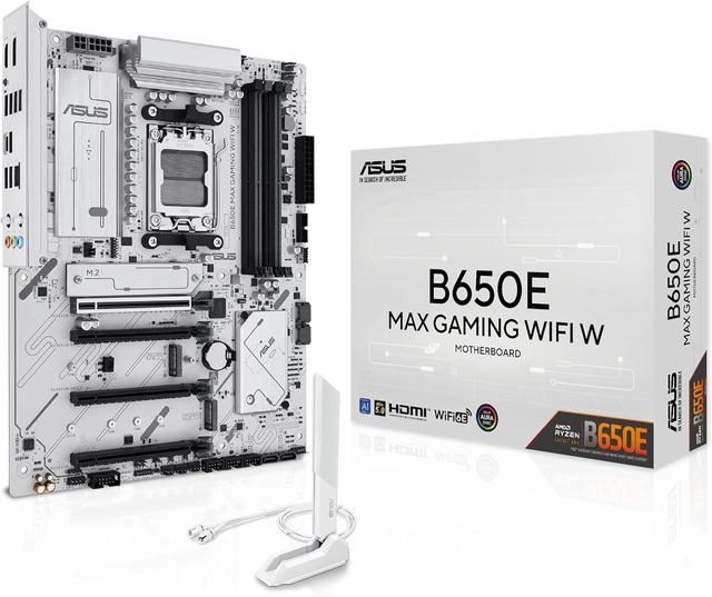 ASUS B650E MAX GAMING WIFI W ATX AMD Motherboard