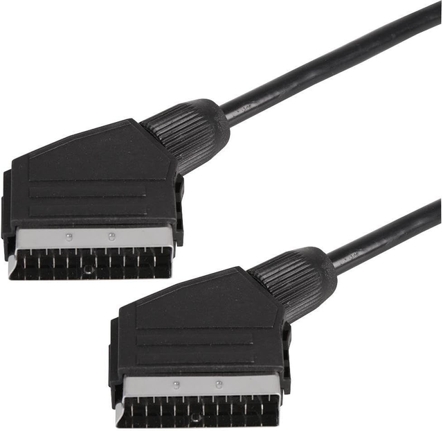 1.2M Scart Lead Male to Male