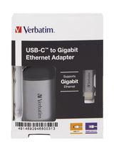 Verbatim USB-C to Gigabit Ethernet adapter