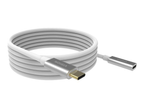 2M VISION White USB-C extension cable