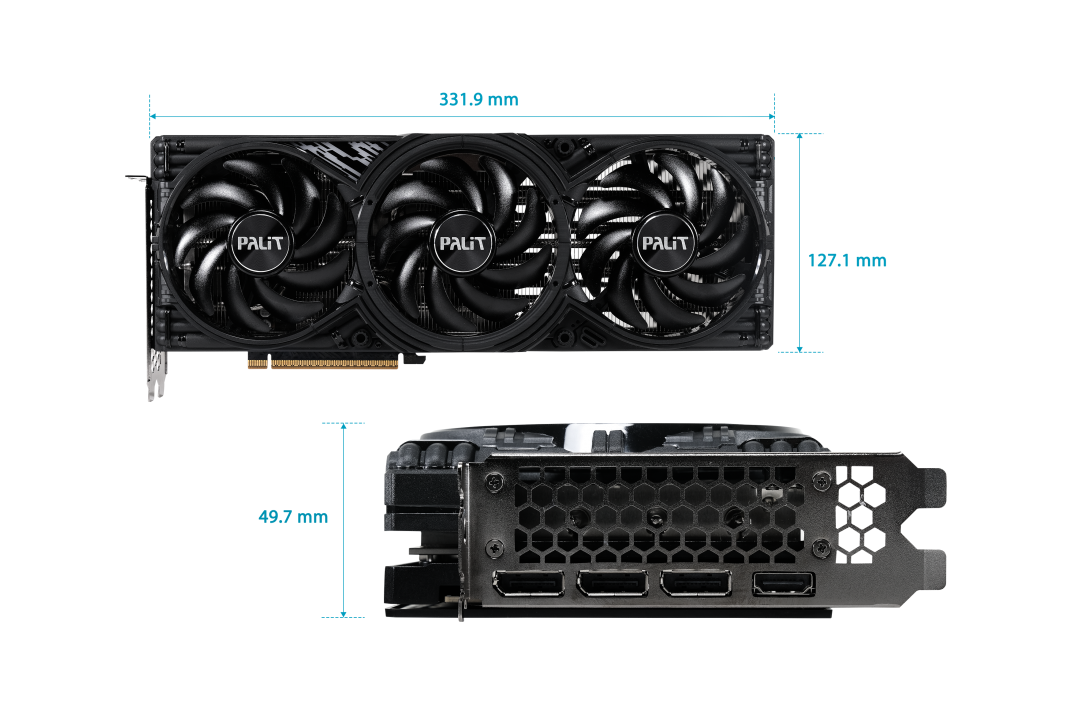 Palit Graphic Card RTX 5070Ti GamingPro-S OC 16GB GDDR7