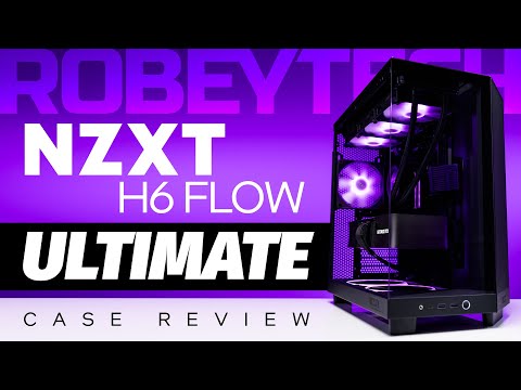 Nzxt H6 Flow Mid Tower Case - White